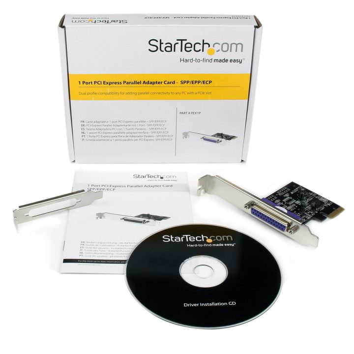 StarTech.com 1-Port PCIe Parallel Card - 1-Port DB25 PCI Express…