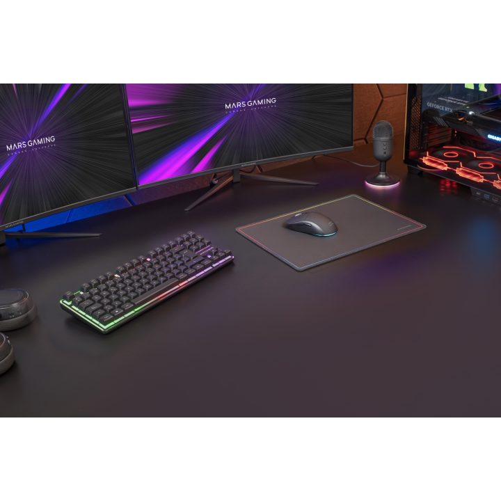Mars Gaming MCPWTKLES teclado rato incluído jogo RF sem fios + USB…