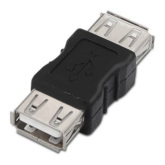 AISENS A103-0037 USB-A Gender Changer Black
