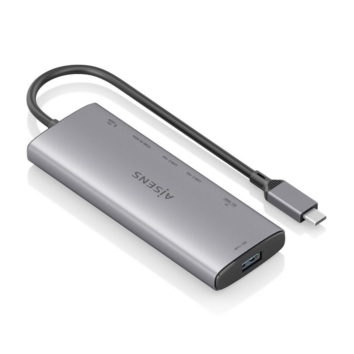 AISENS USB-C Dock 7-in-1, USB-C to 1xHDMI, 1xUSB-A 10G, 2xUSB-C 10G…
