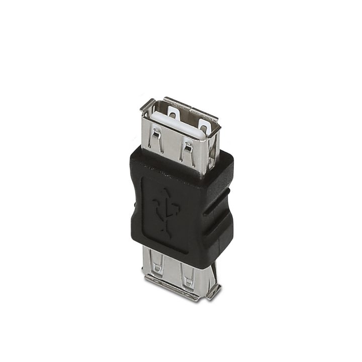 AISENS A103-0037 cambiador de género para cable USB A Negro