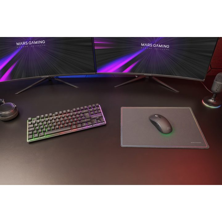 Mars Gaming MCPWTKLES teclado rato incluído jogo RF sem fios + USB…