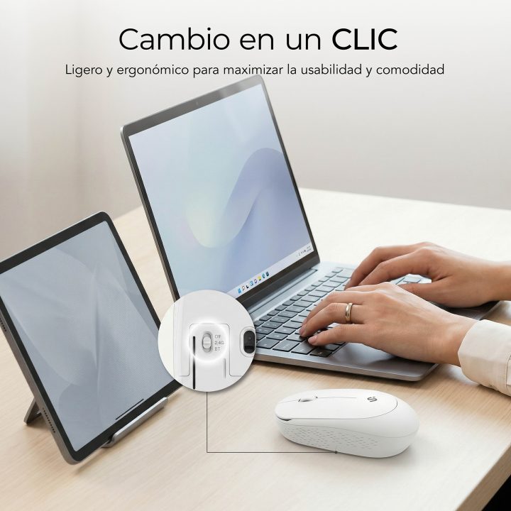 Subblim Submo Wireless Mouse - B2SW011 White