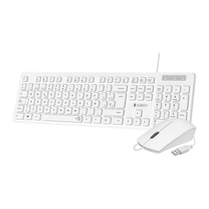 Combo Subblim Business Slim silencioso com cabo USB B (SUBKBC-CSSK02)