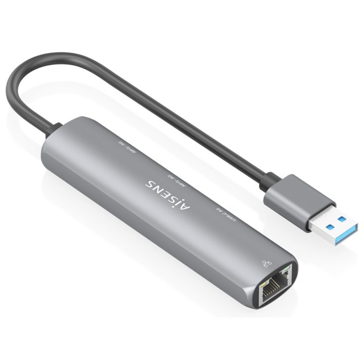 AISENS USB3.0 Dock USB-A A Ethernet Gigabit + Hub 1xUSB-C+2xUSB-A…
