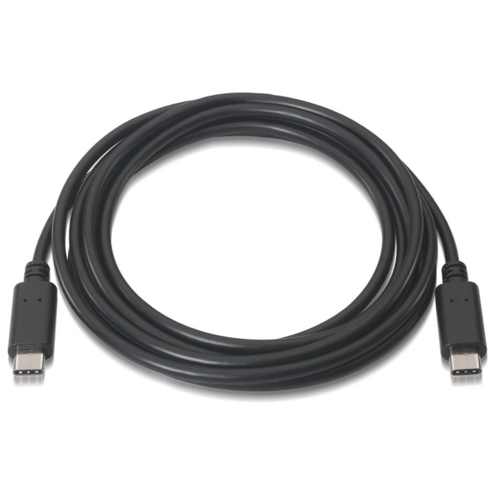 AISENS A107-0056 cabo USB USB 2.0 1 m USB C 0,48 Gbit/s Preto
