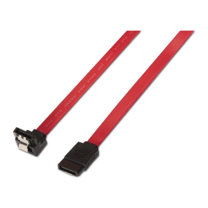 AISENS A130-0156 cabo SATA 0,5 m SATA 7-pin Preto, Vermelho