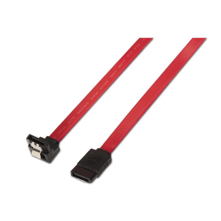 AISENS A130-0156 SATA Cable 0.5 m SATA 7-pin Black, Red