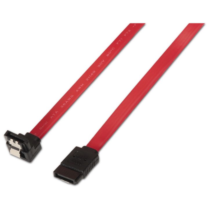 AISENS A130-0156 SATA Cable 0.5 m SATA 7-pin Black, Red