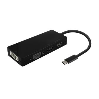 AISENS USB-C to DP/DVI/HDMI/VGA Converter…