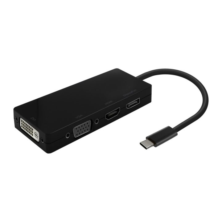 AISENS USB-C to DP/DVI/HDMI/VGA Converter…