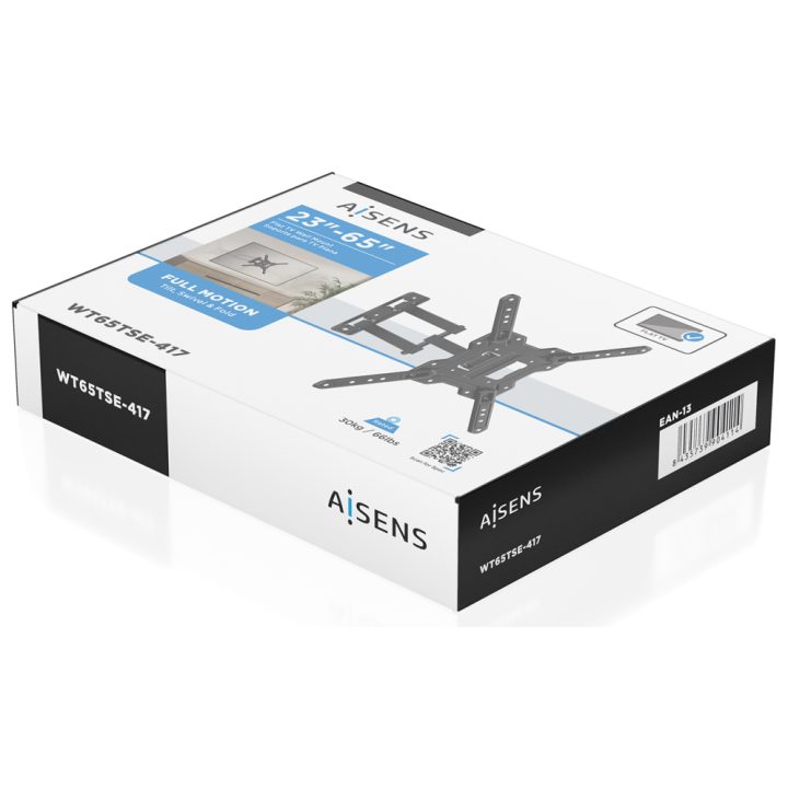 AISENS Eco Swivel, Tilting Monitor/TV Wall Mount 30kg (3 Pivot…