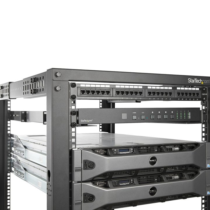 StarTech.com Carriles 1U de 19 pulgadas para Rack para Servidores con…