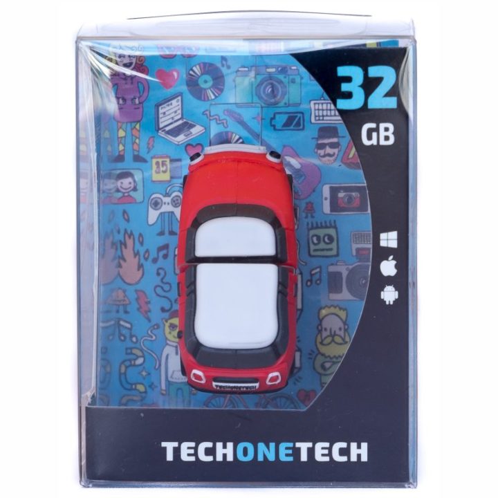 TECH ONE TECH Mini cooper S rojo 32 GB USB 2.0 (TEC5156-32)