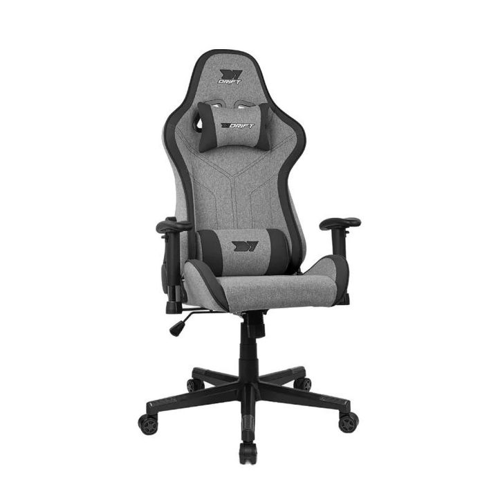Cadeira Gaming Drift DR90 PRO Cinzento/Preto (DR90PROB)