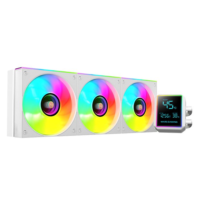 Mars Gaming ML-LCDPRO360W Sistema de refrigeração líquida tudo em um…