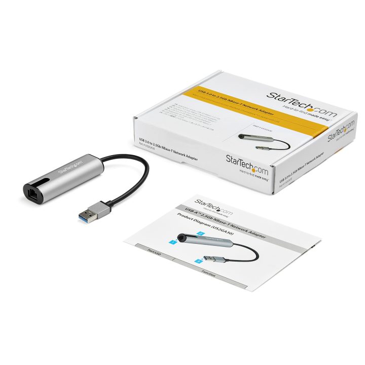 StarTech.com USB Ethernet Network Adapter - 2.5 Gigabit USB 3.0 A to…