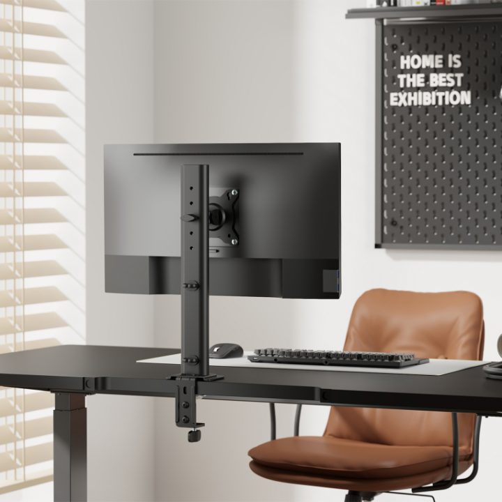 AISENS Eco Swivel and Tilt Desktop Monitor/TV Stand 12kg 17-34, Black