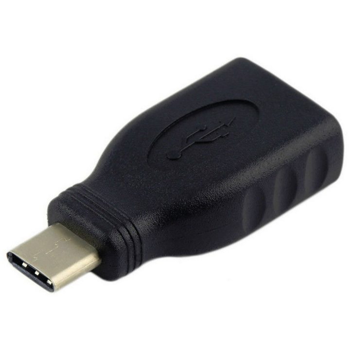 AISENS A108-0323 adaptador de género para cabo USB-C USB-A Preto
