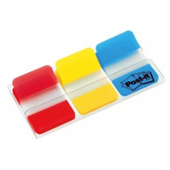3M Post-it Index Flags 25mm Strong 66 Tabs 3 Colors 686-RYB adhesive…