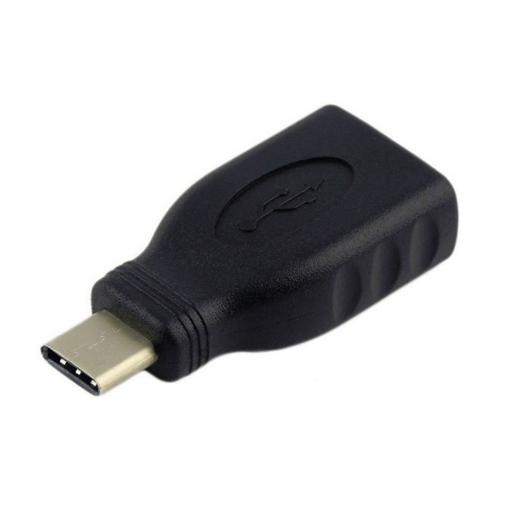 AISENS A108-0323 USB-C to USB-A Gender Changer Black