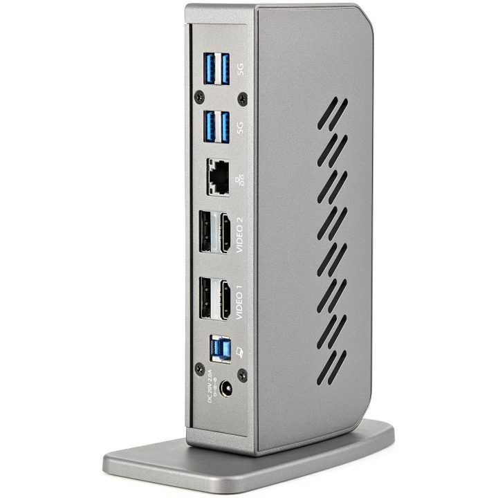 StarTech.com Dock USB-C ou USB-A - Estação de Ancoragem Universal…