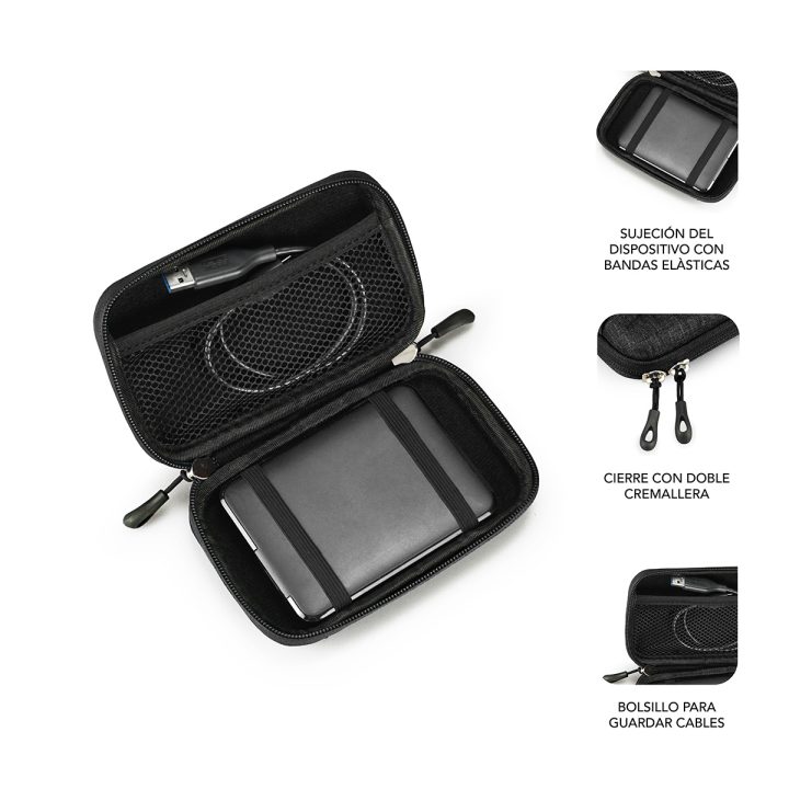 Capa Subblim para disco rígido de 2,5 polegadas preto (SUB-HDD-HBC001)