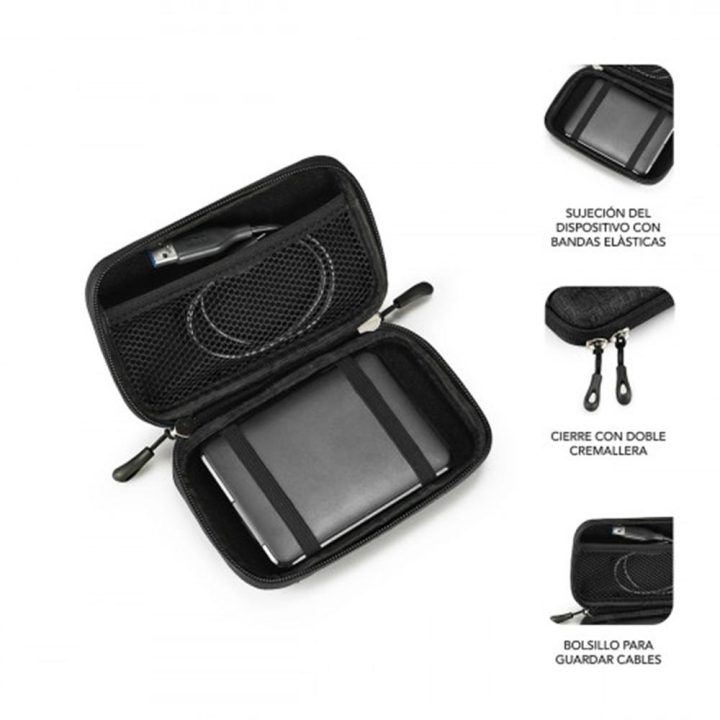 Capa Subblim para disco rígido de 2,5 polegadas preto (SUB-HDD-HBC001)