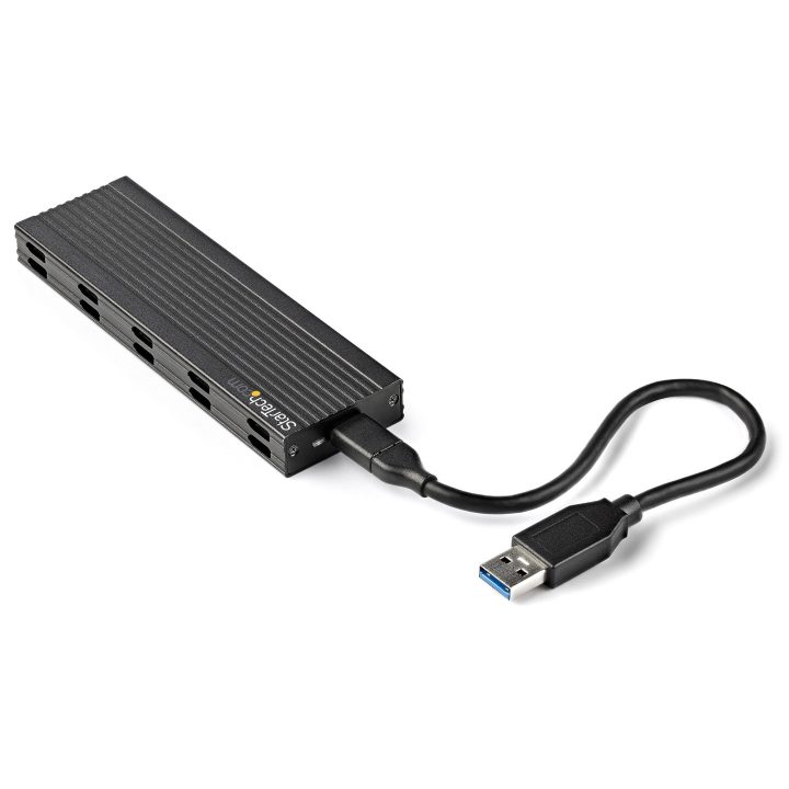 StarTech.com Caixa Externa USB-C de 10Gbps para NVMe M.2 ou SSD SATA…