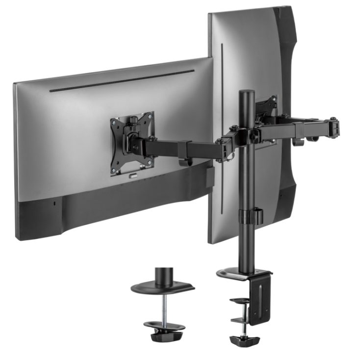 AISENS ECO Rotating and Tilting Desktop Monitor/TV Stand 9kg (3…