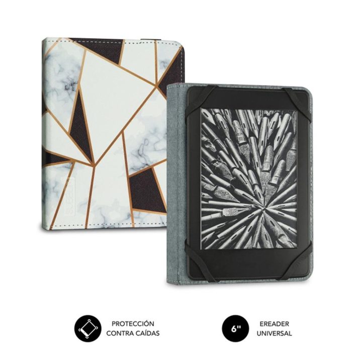 Funda Subblim clever ebook case 6 pulgadas marmol negro…