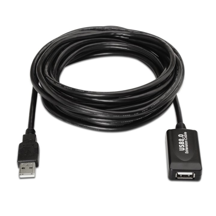 AISENS A101-0018 USB 2.0 Cable 5 m USB A Black