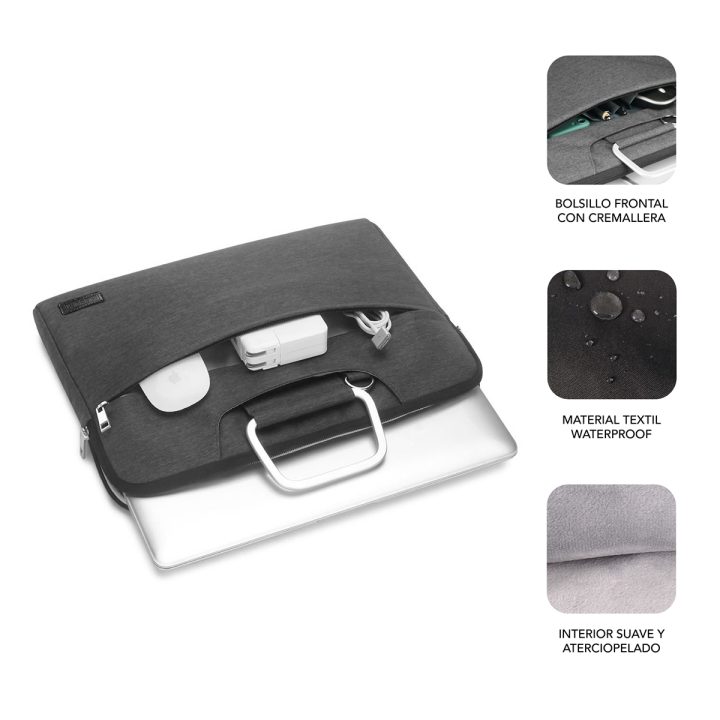 Funda Subblim business laptop sleeve para portatil 15.6 pulgadas gris…
