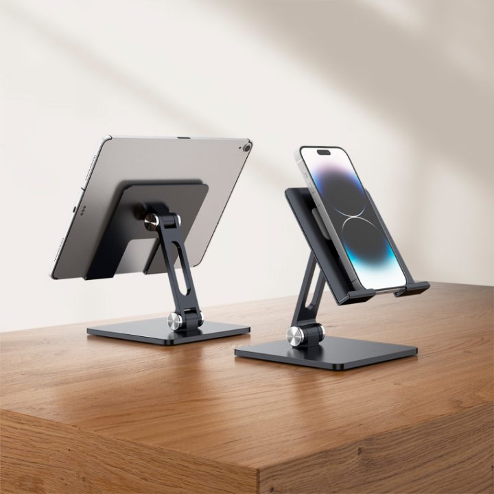 Suporte de Mesa AISENS Tamanho XXL Ajustável (2 Pivôs) para Telemóvel…