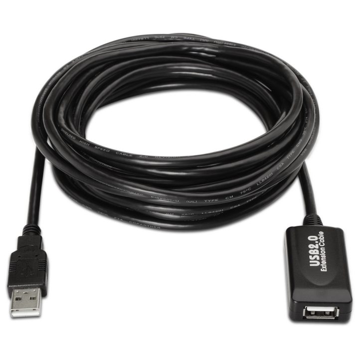 AISENS A101-0018 USB 2.0 Cable 5 m USB A Black