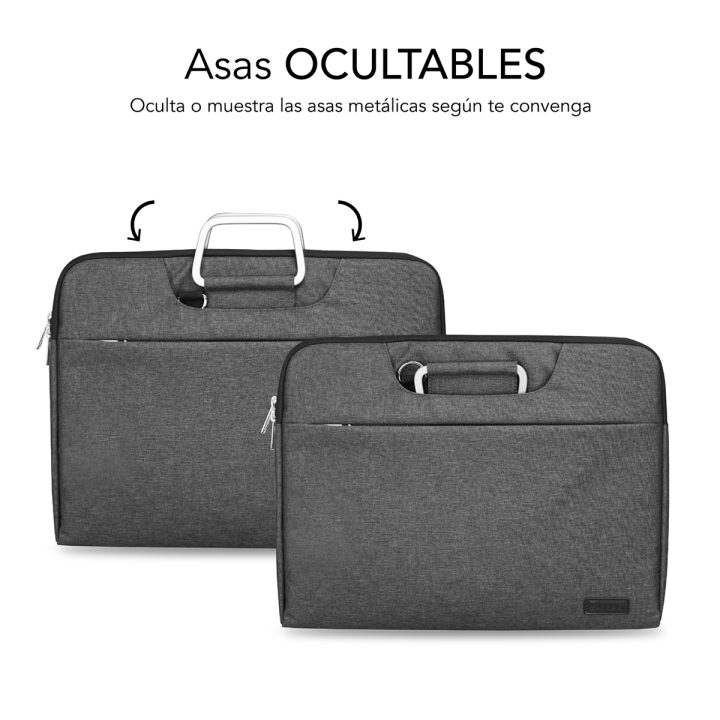 Subblim business laptop sleeve for 15.6-inch laptop, gray…