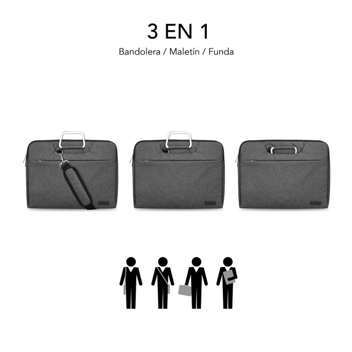 Funda Subblim business laptop sleeve para portátil 15,6 polegadas…