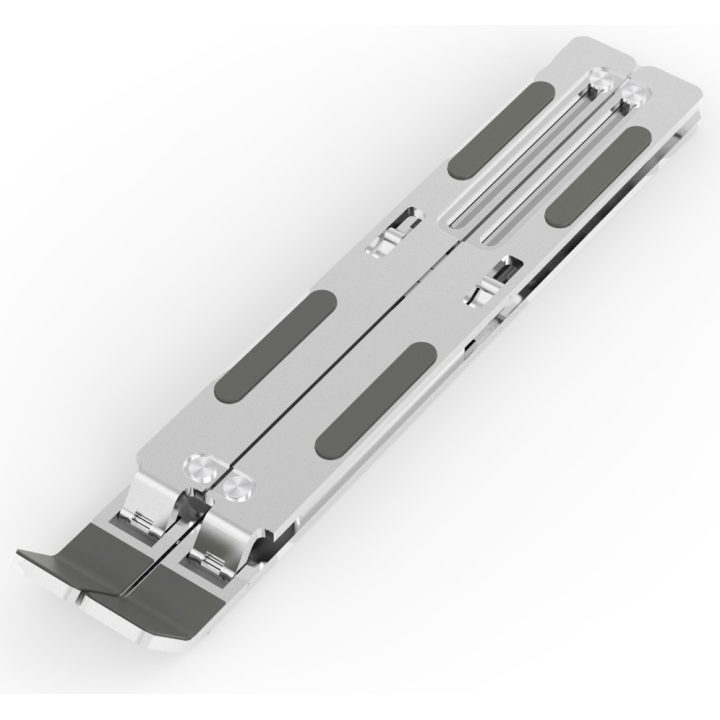 AISENS Adjustable Desktop Stand for Laptop / Tablet, Silver