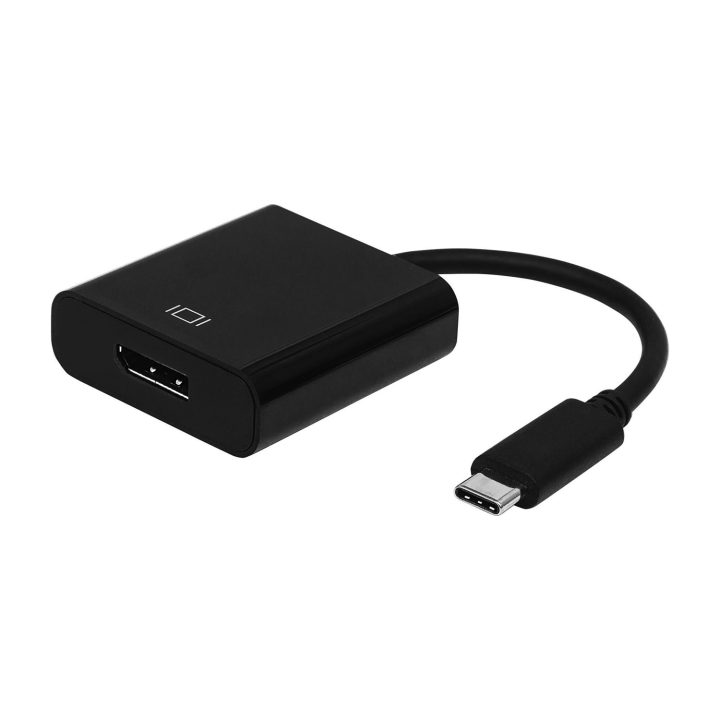 AISENS USB-C to DisplayPort Adapter, 4K@60Hz, USB C/M - DP/H, Black…
