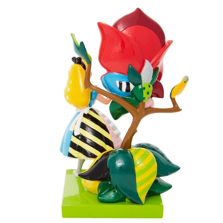 Figura Enesco Disney Alice no País das Maravilhas Alice a falar com a…