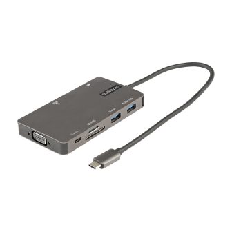 StarTech.com Adaptador Multipuertos USB C - Docking Station de Viajes…