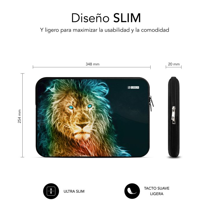 Funda Subblim trendy sleeve para portatil 13.3 pulgadas-14 pulgadas…