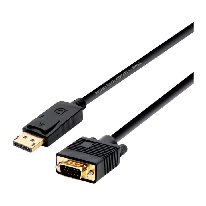 AISENS A125-0365 DisplayPort to VGA D-SUB Video Cable Adapter 2 m…
