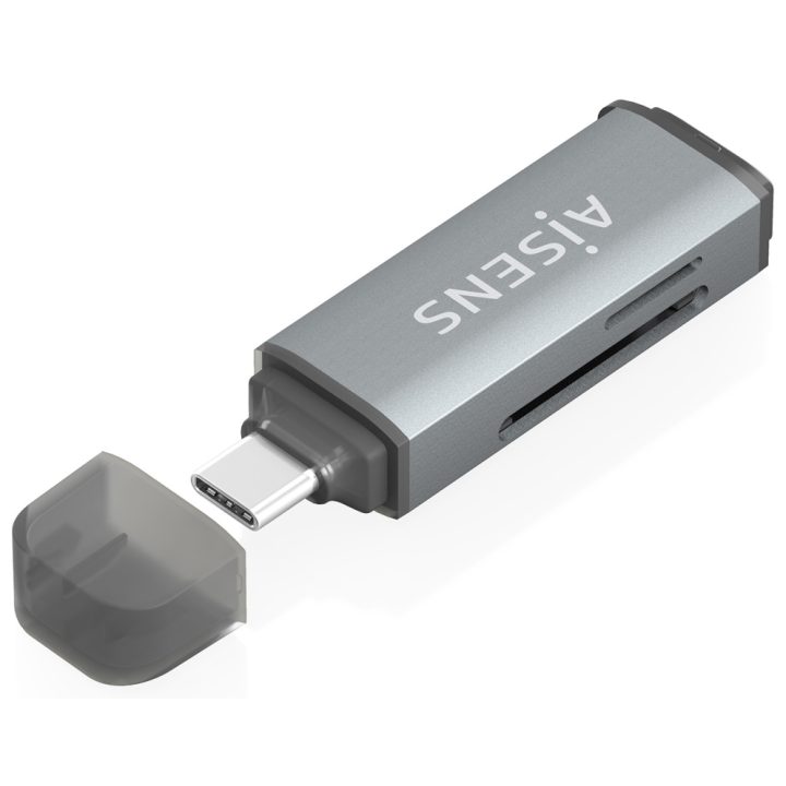 AISENS Leitor de Cartões SD, Micro SD, MMC, RS-MMC, MMC Micro, USB-C…