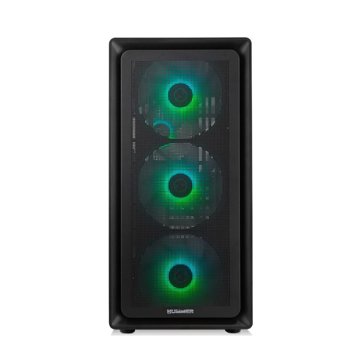 NOX Semitorre Hummer AERO ARGB Negr x4 Vent. 140mm (NXHUMMERAEROBK)