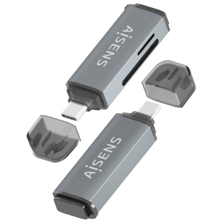 AISENS Leitor de Cartões SD, Micro SD, MMC, RS-MMC, MMC Micro, USB-C…