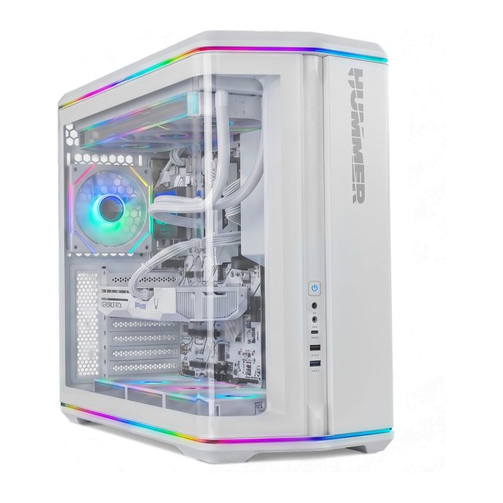 NOX Semitorre ATX Hummer Anvil Curved Glass White (NXHUMMERANVILWH)