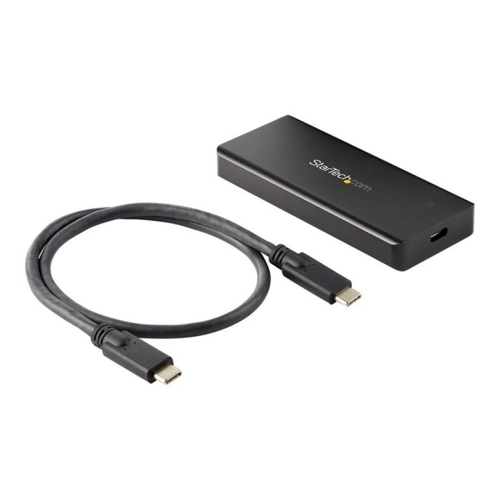 StarTech.com 10Gbps USB-C to M.2 NVMe SSD Enclosure - Rugged Portable…
