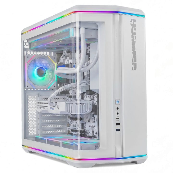 NOX Semitorre ATX Hummer Anvil Curved Glass White (NXHUMMERANVILWH)