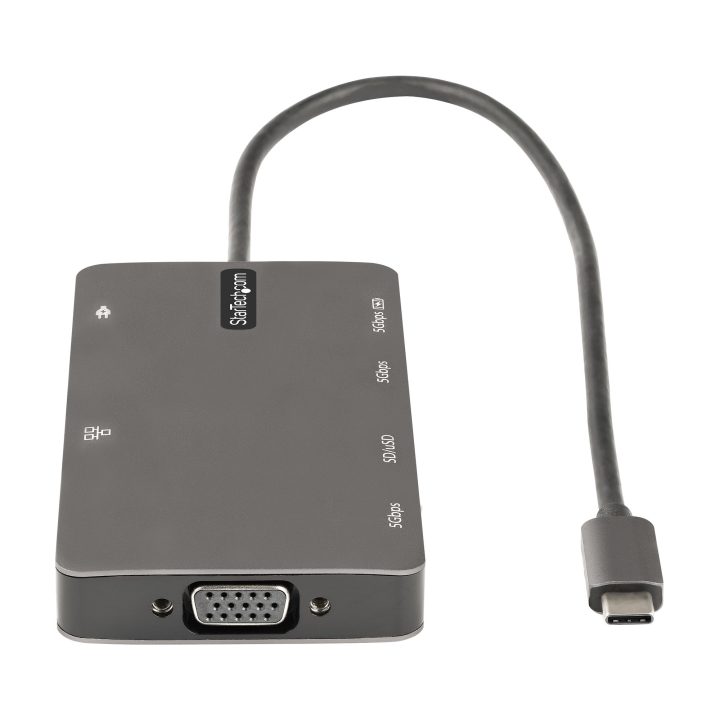 StarTech.com Adaptador Multipuertos USB C - Docking Station de Viajes…